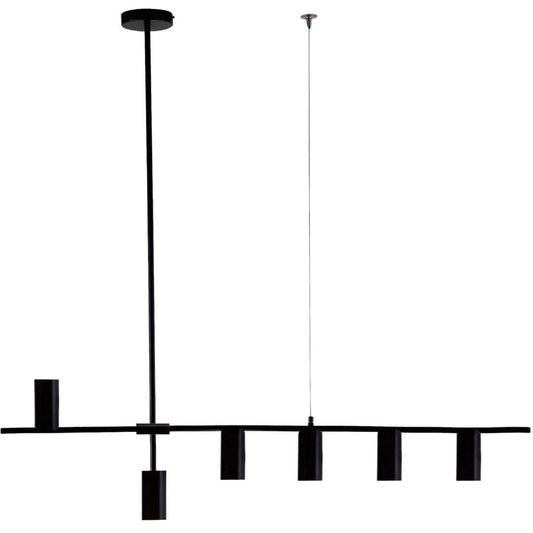 DRITTO Matte Black Pendant Light - 6 Light ** New Arrival ** - in2 Lighting Australia