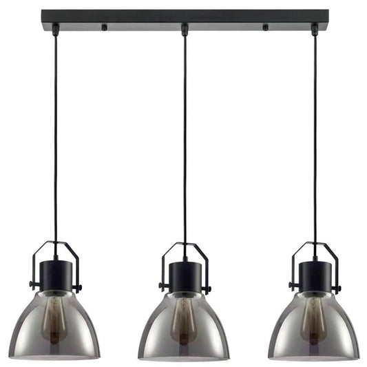 LAMPO Matte Black Pendant Light - 3 Light LED ** New Arrival **