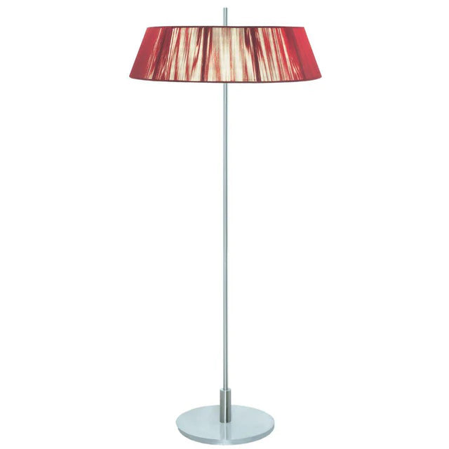 Paolo 2 Light Silk String Shade Floor Lamp