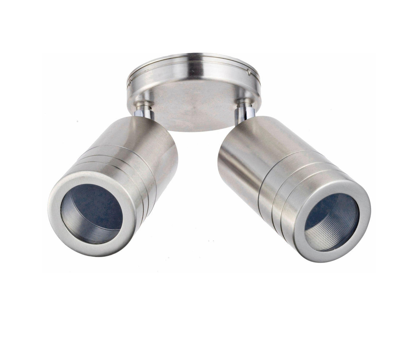 Exterior Marine Grade Stainless Steel Double Spotlight - V&M IMPORTS Australia