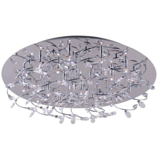 Katie Square Flush Mount Chandelier- Chrome - Large - V&M IMPORTS Australia