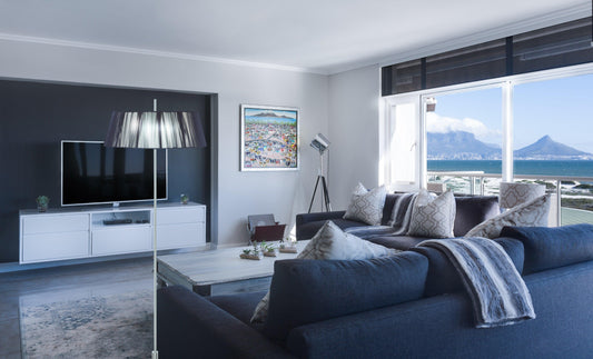 Paolo 2 Light Silk String Shade Floor Lamp Chocolate Shade - V&M IMPORTS Australia