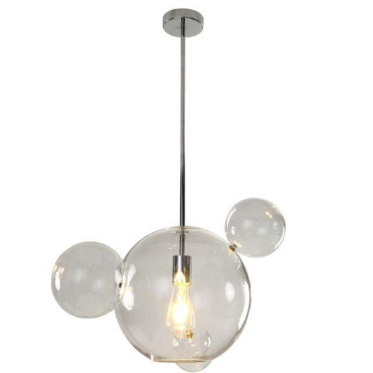 PLANET - Vintage Industrial Glass Pendants - Replica Jeremy Pyles - Clear - V&M IMPORTS Australia