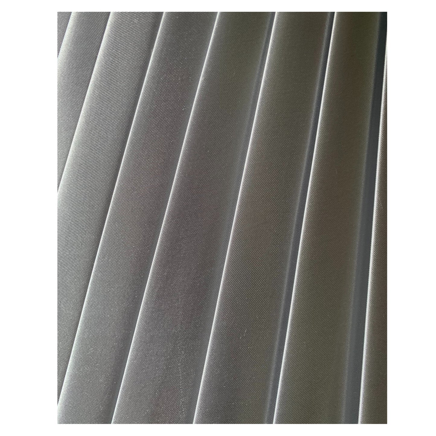 Large Silver Satin Pleated Shade | Limited Avalability