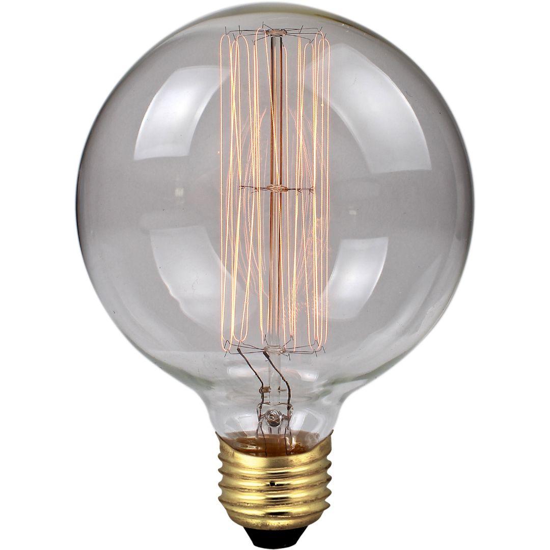 Carbon Filament Globes - G125 - 25 watts - Edison Screw - (E27) - V&M IMPORTS Australia