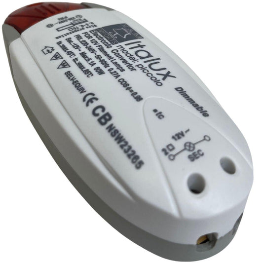 Electronic Transformer 12V DC 60Watt - Dimmable - LED - Downlights - Globes - V&M IMPORTS Australia