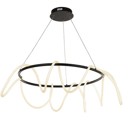 Round LUX Rope Light Pendant