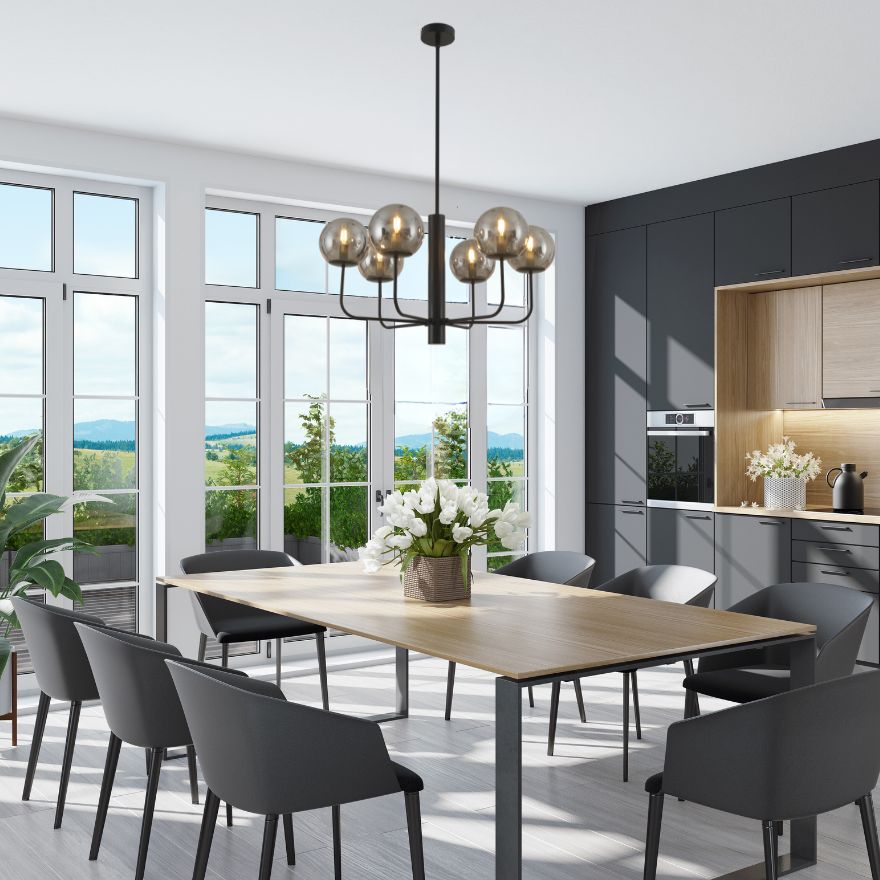 Hampton 6 light Pendant