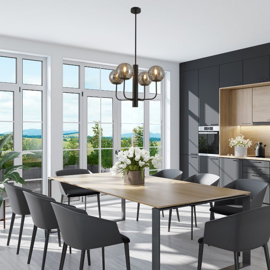 Hampton 4 light Pendant