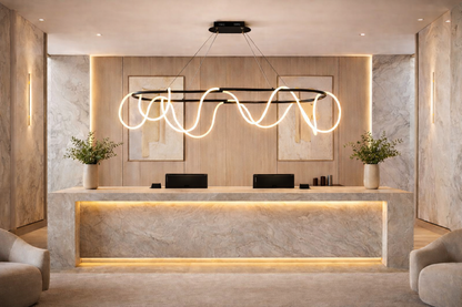 Long LUX Rope Light Pendant