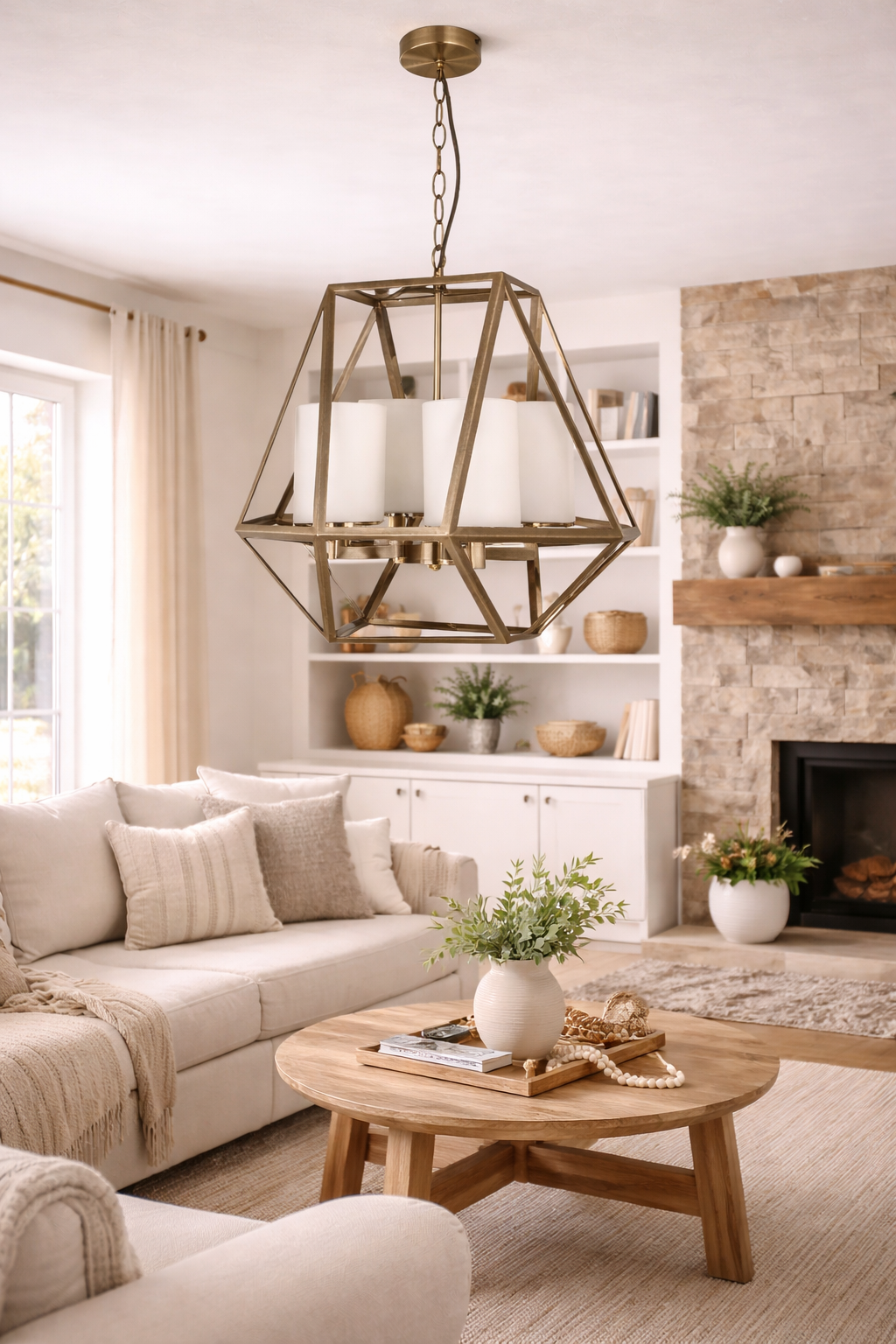 Ipswich 4 Light Replica Pendant