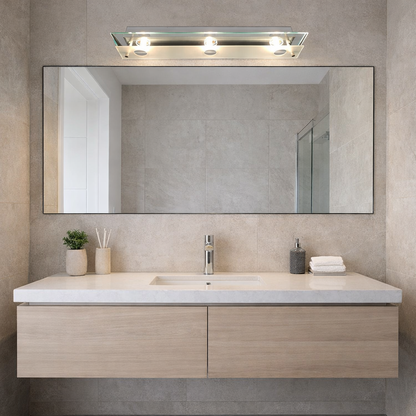 ISCHIA 3 Light Glass Wall/Ceiling Light