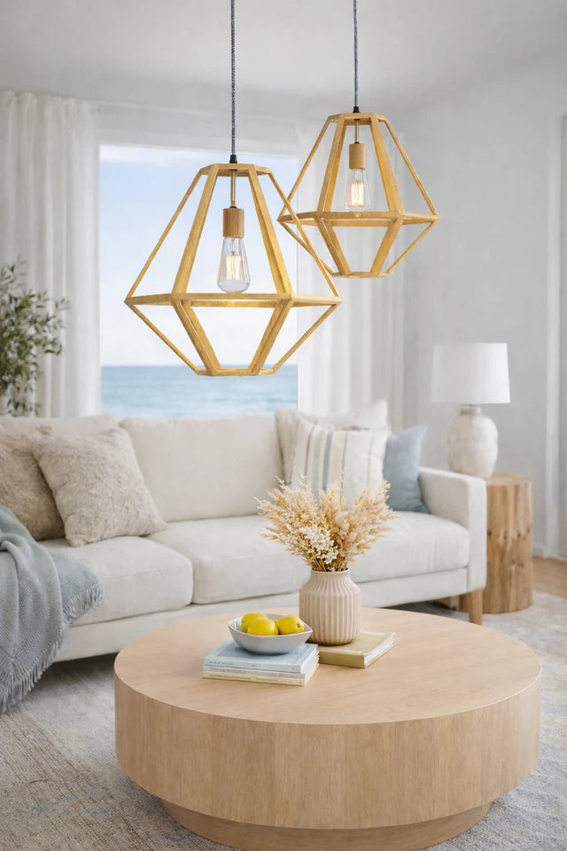 TETRA 1 Light Oak Pendant