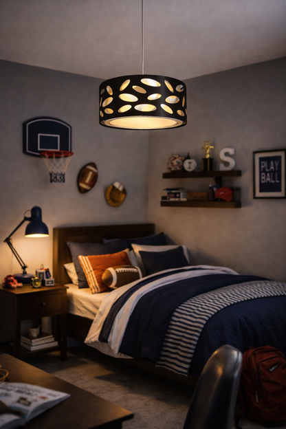 Carlo 55 3 Light Drum Pendant