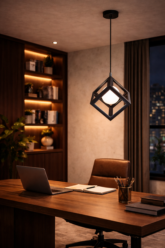 RUBIX - Vintage Cube Pendant - 1 Light Pendant