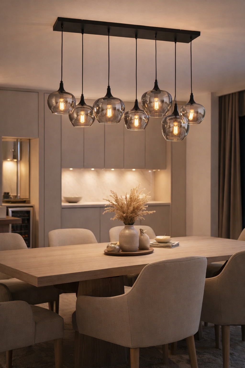 Edison 6 Light Pendant