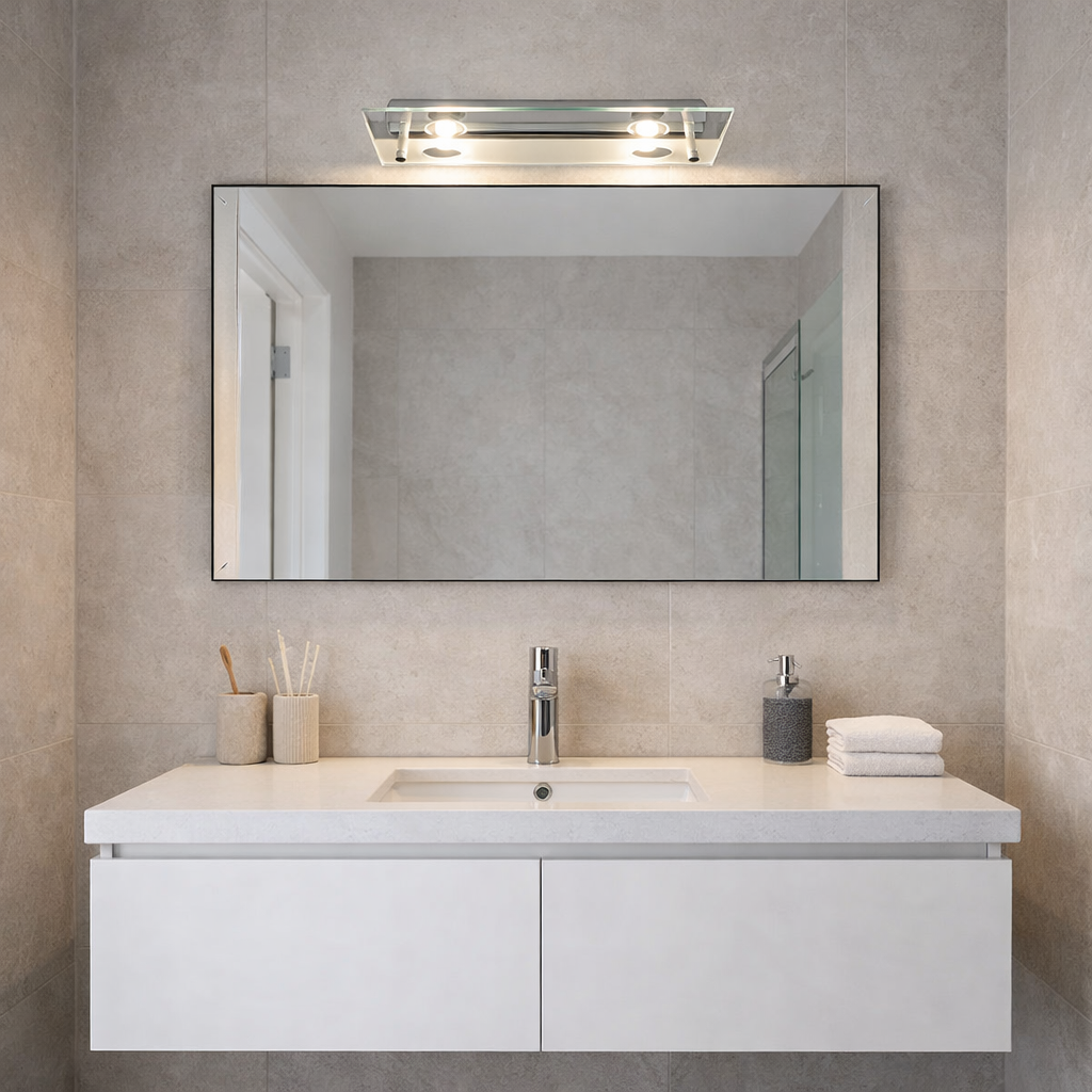 ISCHIA 2 Light Glass Wall/Ceiling Light