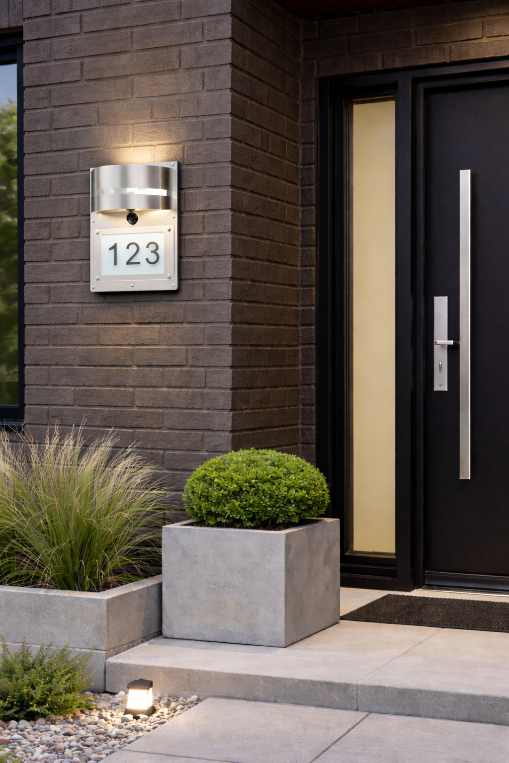 STRADA - Stainless Steel - Exterior Wall Light - LED - Motion Sensor