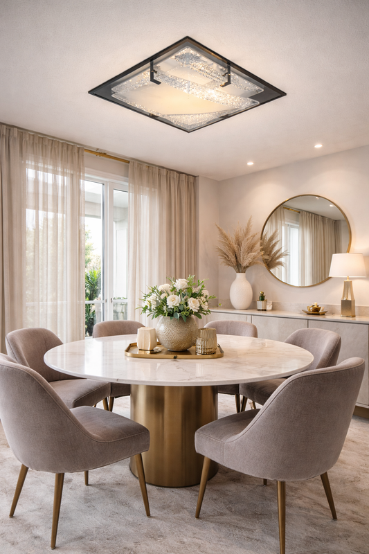 LORDES - Crystal - LED Oyster Light