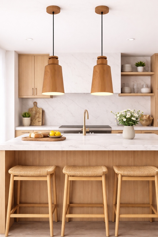 HAMIL - Replica Benjamin Hubert - Pendants - Long - OAK - New Arrival