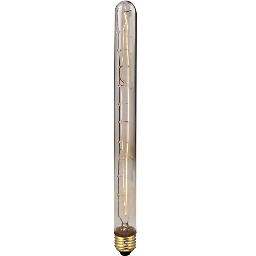 Carbon Filament Globes - Long Tube 300mm - 25 watts - Edison Screw - (E27) - V&M IMPORTS Australia