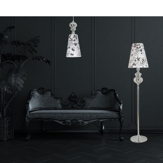 BELLA - Chrome Floor Lamp - V&M IMPORTS Australia