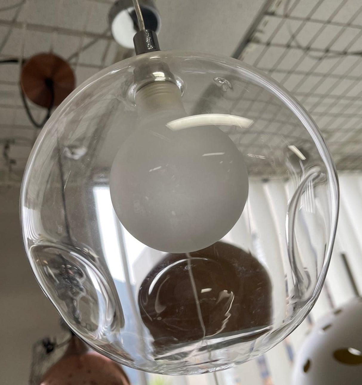 Clear pendant light