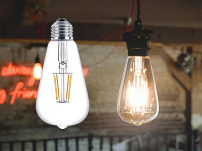 ST64 Pear Shaped LED Globes 2700K Warm White - V&M IMPORTS Australia