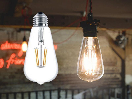 ST64 Pear Shaped LED Globes 2700K Warm White - V&M IMPORTS Australia