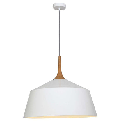 SOLO - Metal Wood Look Pendants - Replica Corinna Warm Circus - LARGE WHITE - V&M IMPORTS Australia