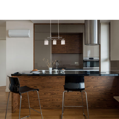 Cubo 3 Light Hard Polished Lead Crystal Pendant - V&M IMPORTS Australia