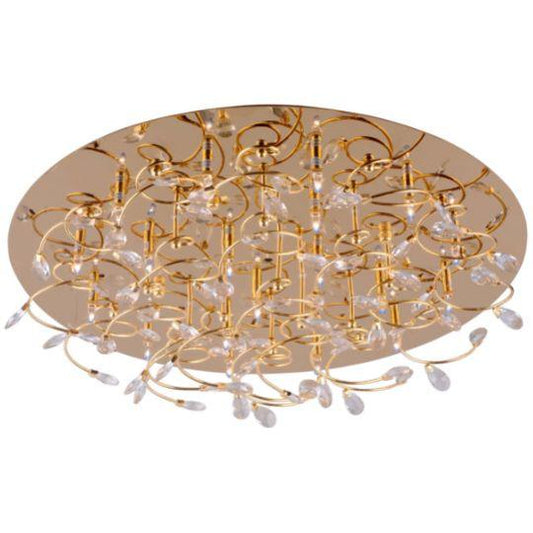 Katie Square Flush Mount Chandelier- Gold - Large - V&M IMPORTS Australia
