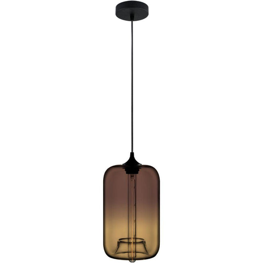 KIKKI - Vintage Industrial Glass Chocolate / Amber - V&M IMPORTS Australia