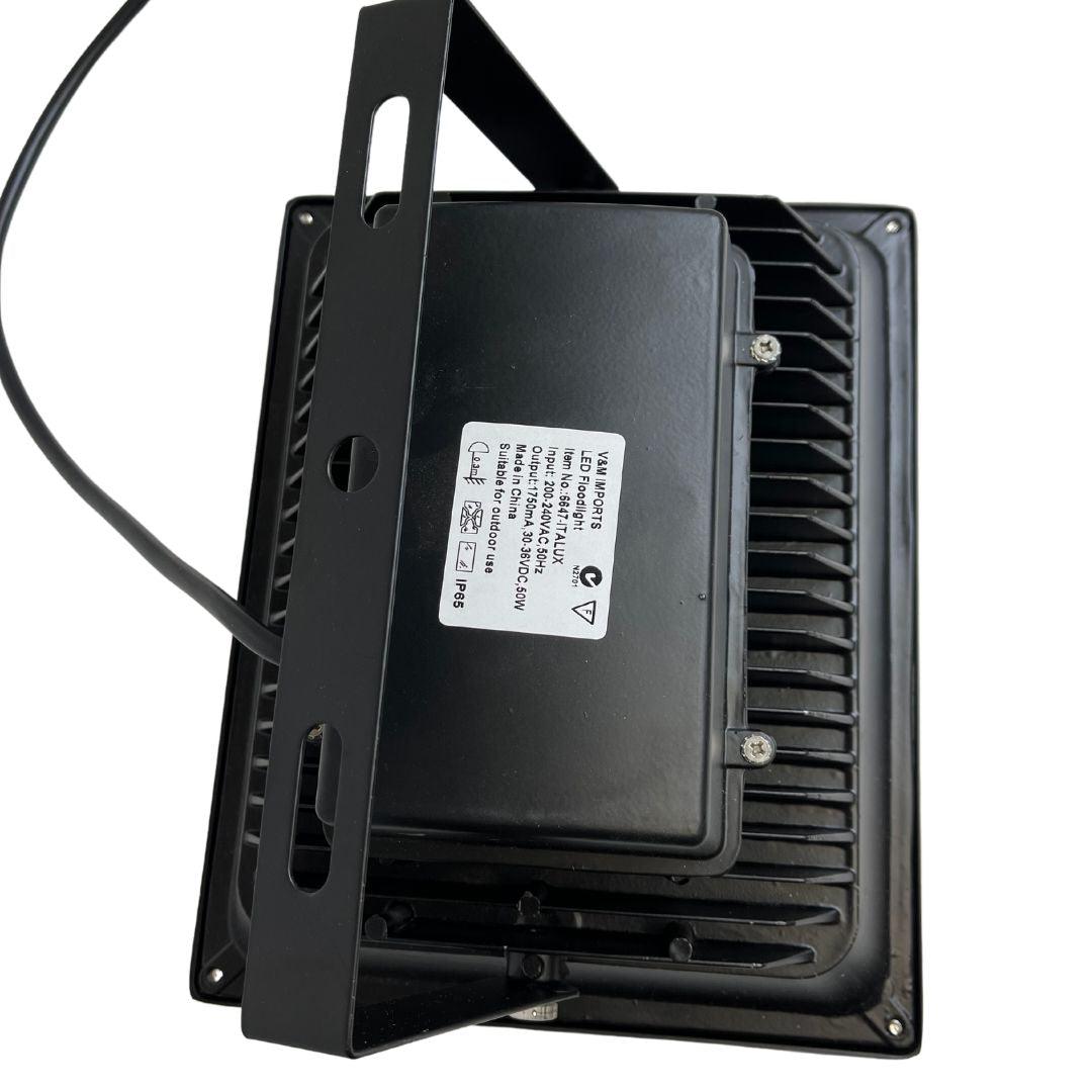 LED 50watt Exterior Flood Spotlight 6500K - V&M IMPORTS Australia