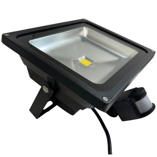 LED 50watt Exterior Flood Spotlight 6500K with Sensor - V&M IMPORTS Australia