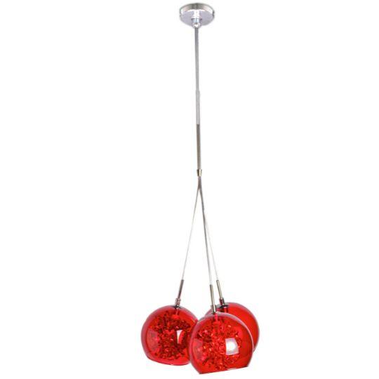 METEOR - 3 Light - Cluster Pendant - Red - V&M IMPORTS Australia