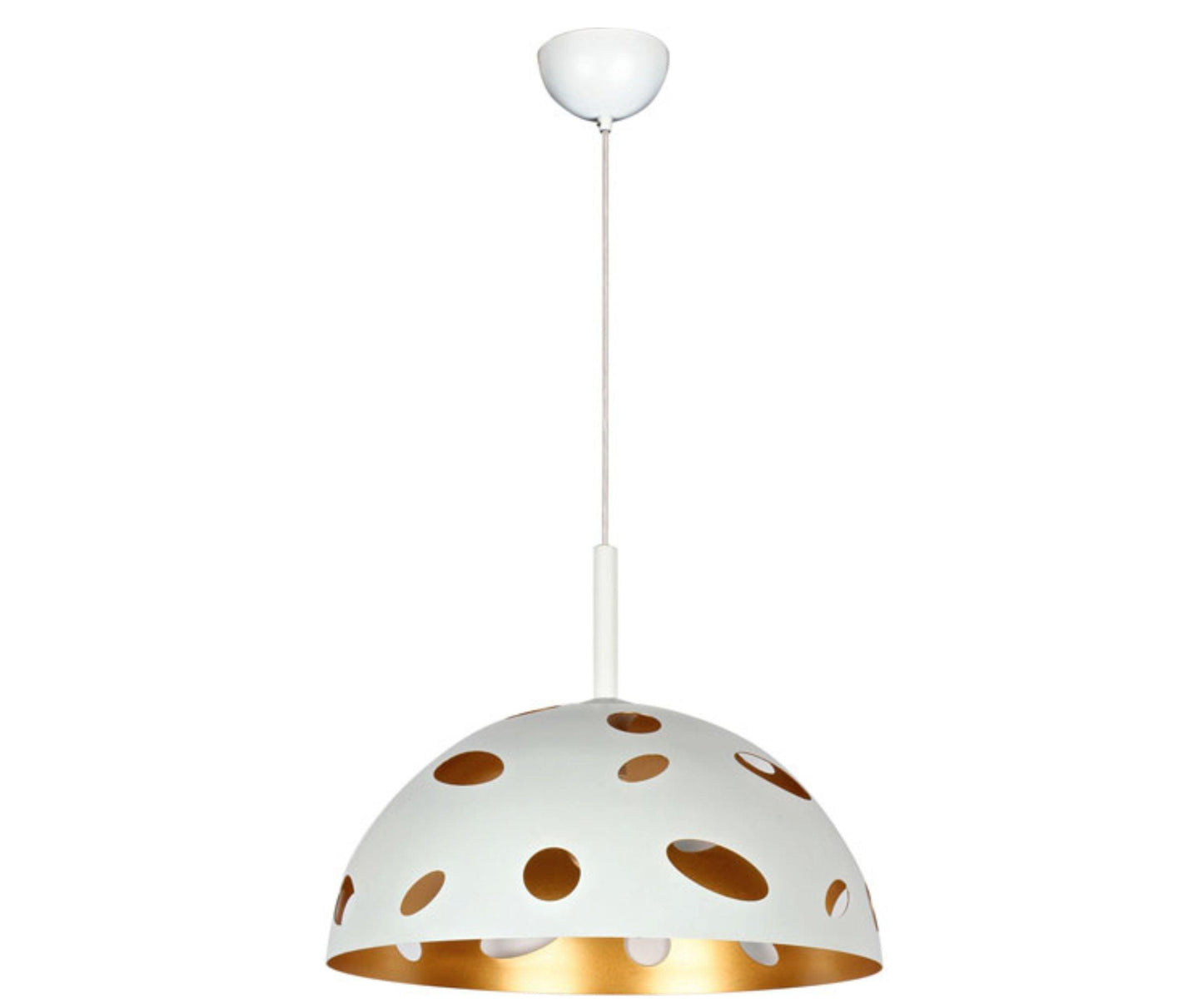 MINA 50cm White/Copper Laser Cut Metal Pendant - V&M IMPORTS Australia