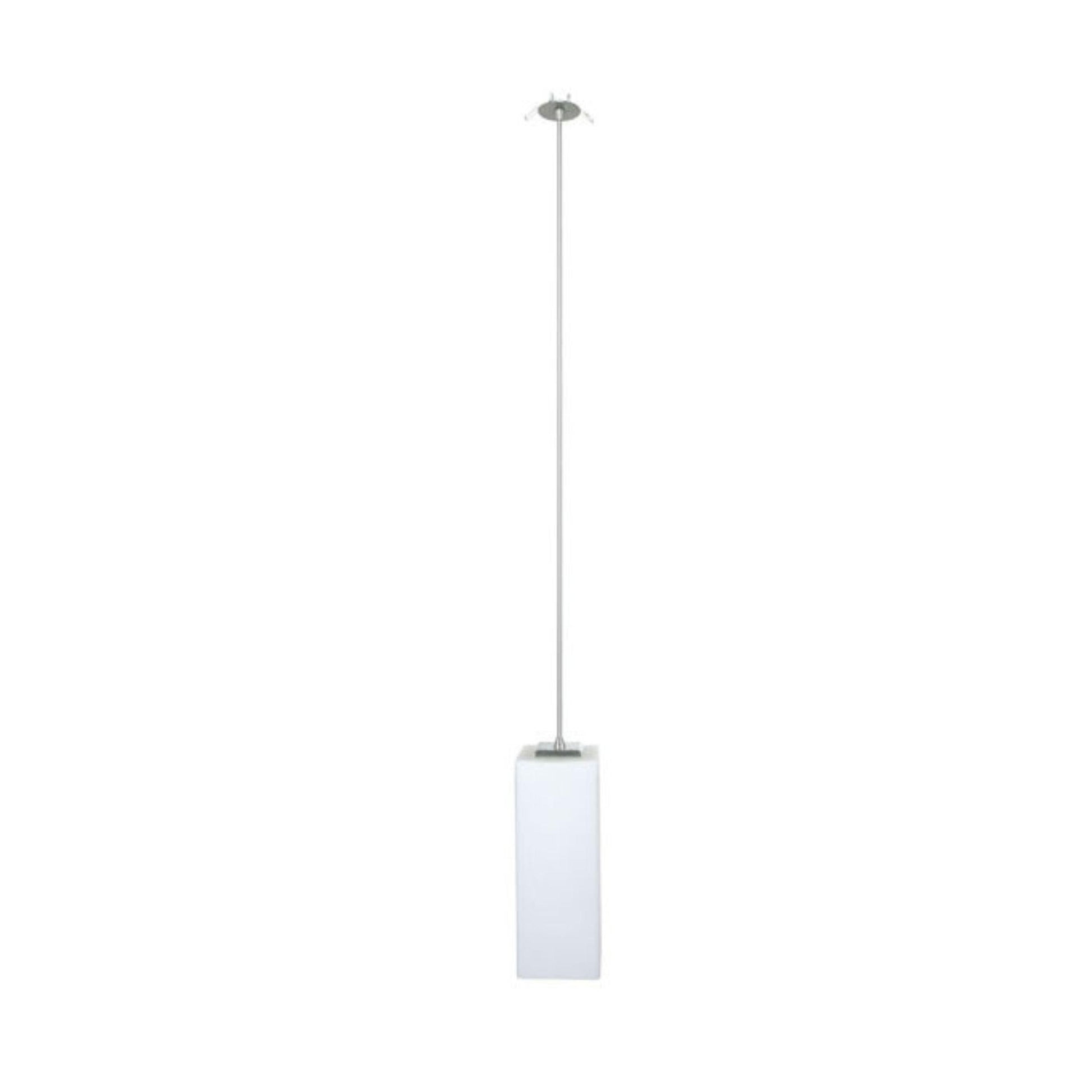 Quadro 1 Light Square White Glass Pendant Light - V&M IMPORTS Australia