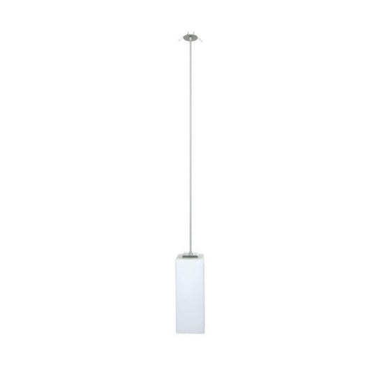Quadro 1 Light Square White Glass Pendant Light - V&M IMPORTS Australia