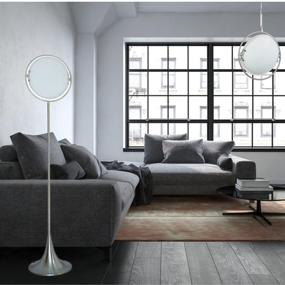 Solar 2 Light Swivel Glass Floor Lamp - V&M IMPORTS Australia