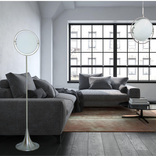 Solar 2 Light Swivel Glass Floor Lamp - V&M IMPORTS Australia