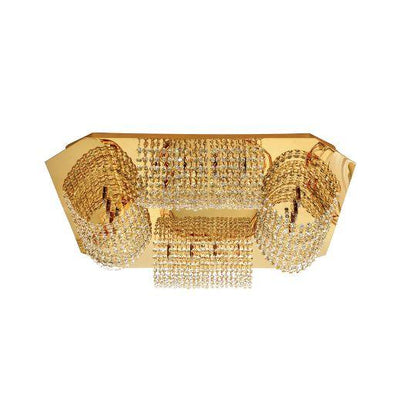 Tunnel 60cm Crystal Flush Chandelier - V&M IMPORTS Australia